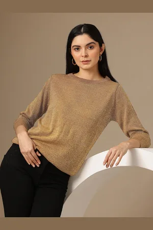 Chemistry Knitted Pullover With Shimmer Detail