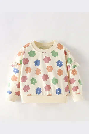 LULU & SKY Girls Printed Sweatshirt
