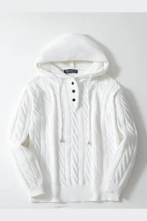 Mast & Harbour Men Cable Knit Pullover