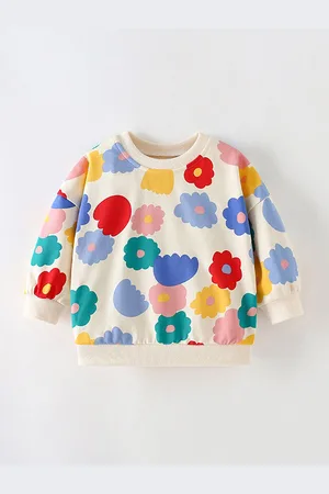 LULU & SKY Girls Printed Sweatshirt