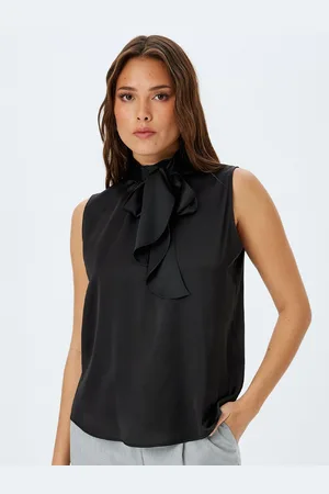 Koton Women High Neck Sleeveless Top