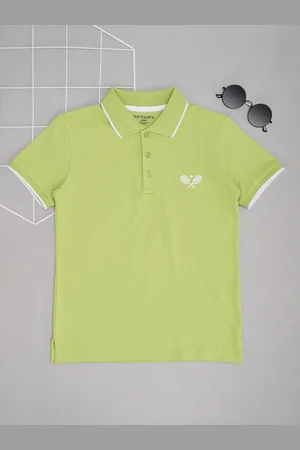 Pantaloons Boys Solid Polo Collar Cotton T-shirt