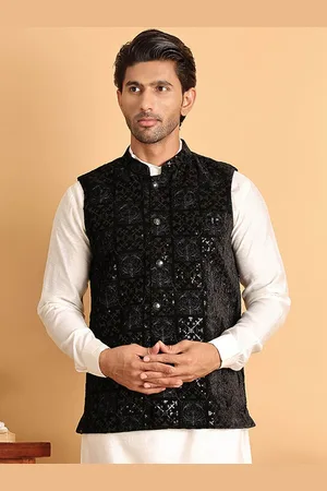 Jompers Men Embellished Nehru Jackets