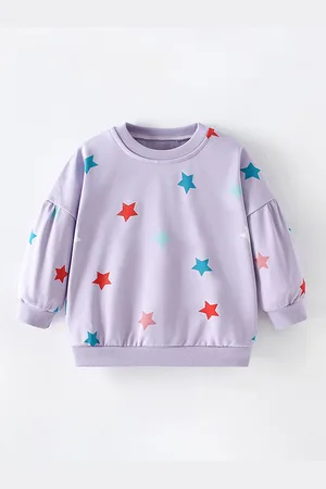 LULU & SKY Girls Printed Sweatshirt