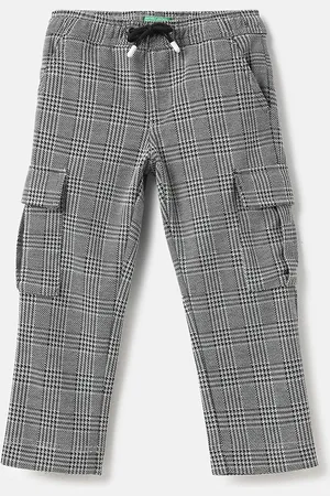 Benetton Boys Checked Trousers