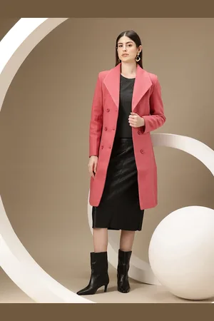 Chemistry Solid Shawl Collar Overcoat
