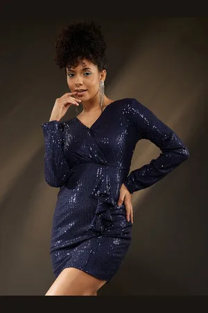 Roadster The Lifestyle Co Embellished A-Line Mini Dress