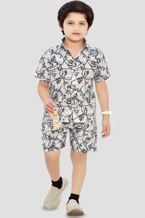 BAESD Boys Printed Pure Cotton Clothing Set