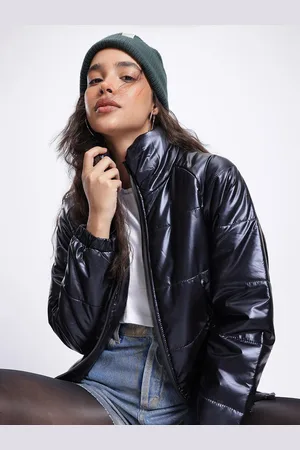 DressBerry Metallic Magic Puffer Jacket