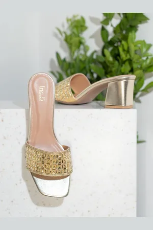 Inc 5 Women Square Toe Open Back Block Mules