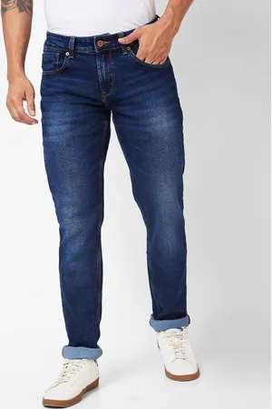 SPYKAR Men Slim Fit Low-Rise Light Fade Jeans