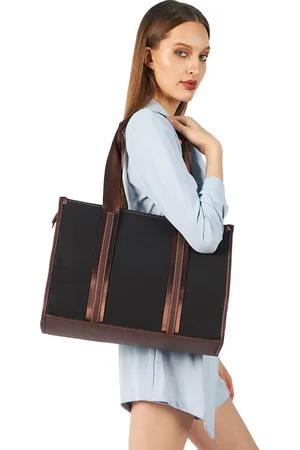 MINI WESST Oversized Structured Tote Bag With Pouch