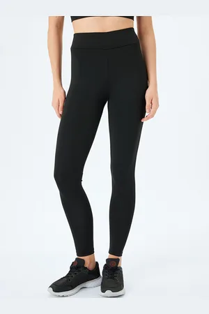Koton Women Slim Fit Ankle Length Gym Tights