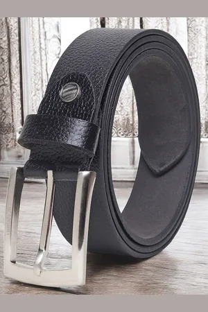 Metronaut Men Textured Leather Belt