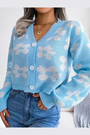 HERE&NOW Women Floral Printed Cardigan
