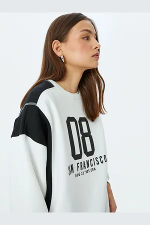 Koton Women Typography Printed Sweatshirt