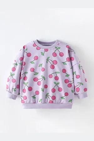 LULU & SKY Girls Printed Sweatshirt