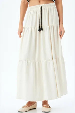 Koton Women Flared Maxi Skirts