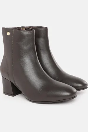 Lino Perros Women Mid-Top Block Heel Boots with Block Heels