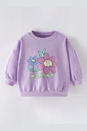 LULU & SKY Girls Printed Sweatshirt