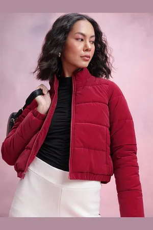 DressBerry Mock Collar Padded Jacket