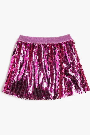 Koton Girls Embellished A-Line Mini Skirt