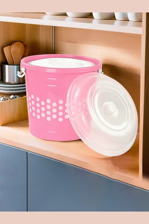 Kuber Industries Set of 4 Unisex Pink Container