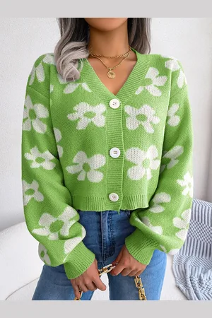 HERE&NOW Women Floral Printed Cardigan