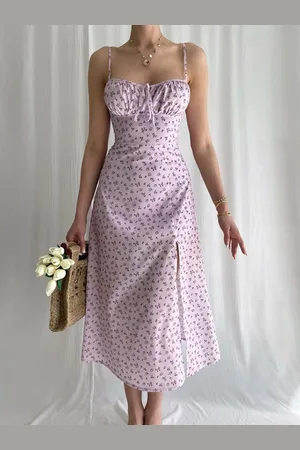 Mast & Harbour Polka Dot Print Maxi Dress