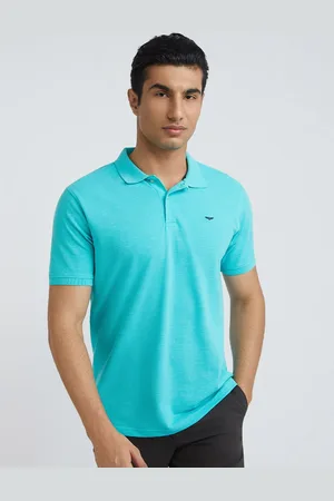 Park Avenue Solid Slim Fit Polo Collar T-shirt