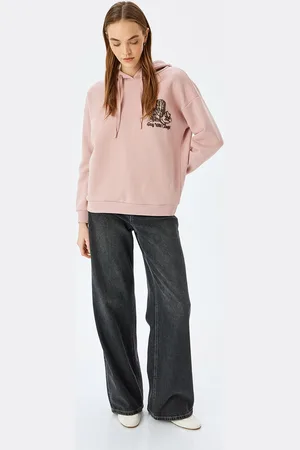 Koton Women Long Sleeves Hooded Sweatshirt