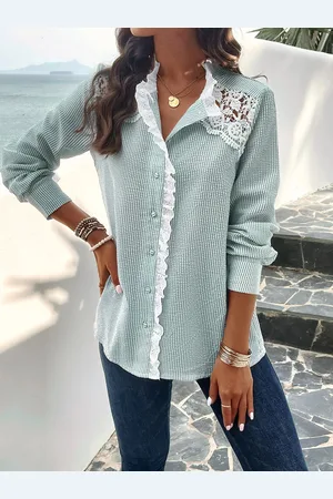 all about you Striped Shirt Style Top