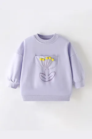 LULU & SKY Girls Printed Sweatshirt