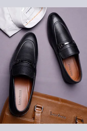 LOUIS STITCH Men Formal Slip On Moccasin Shoes