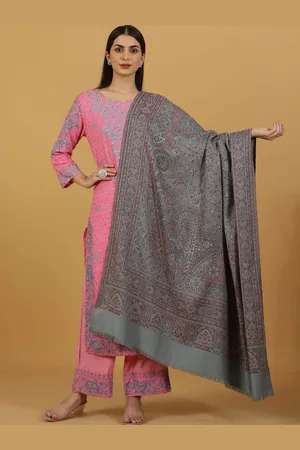 La Vastraa Women Floral Woven Design Shawl