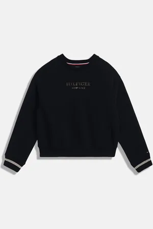 Tommy Hilfiger Girls Round Neck Long Neck Sweatshirt