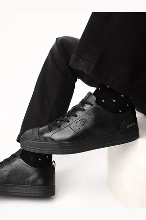 RARE RABBIT Men Sauron Pro Perforations Leather Sneakers