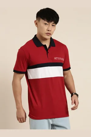 Metronaut Men Colourblocked Polo Collar T-shirt