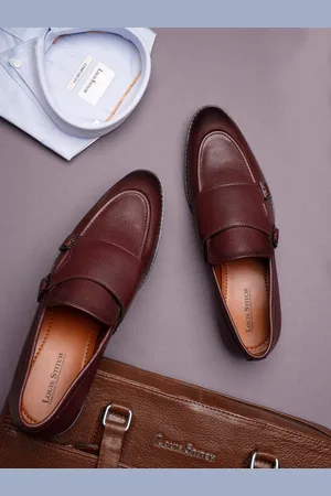 LOUIS STITCH Men Slip On Formal Monk Shoes