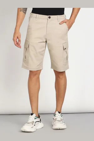 Lee Men Regular Fit Mid-Rise Cargo Shorts