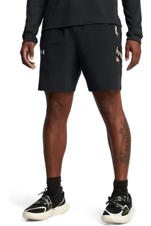 Under Armour Men Zone Woven Abstract Printed Loose Fit Training Sports Shorts