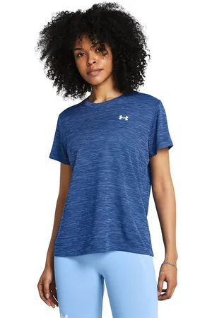 Under Armour Women Textured Training or Gym T-shirt