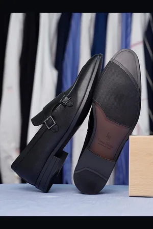 LOUIS STITCH Men Slip On Formal Monk Shoes