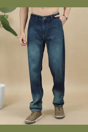 Mast & Harbour Men Cotton Relaxed Fit Light Fade Jeans