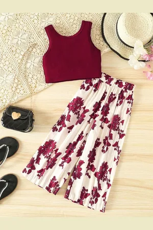 BAESD Girls Top with Palazzos