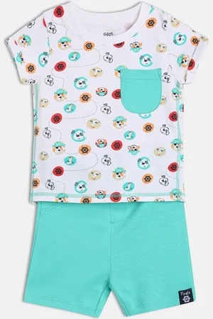 MINI KLUB Boys Printed T-shirt with Trousers