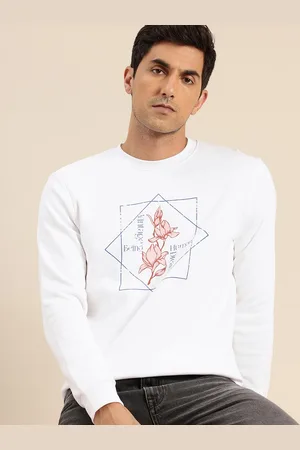 Being Human Pure Cotton Graphic Printed Pullover Sweatshirt