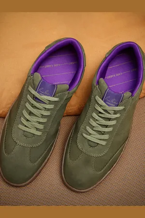 RARE RABBIT Men Magellan Nubuck Lace-Up Sneakers