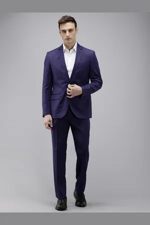Park Avenue Notched Lapel Single-Breasted Formal 2 Piece Suits