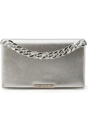 Lino Perros Purse Clutch with Link Chain Detail